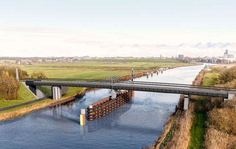 Biocomposiet brug Friesland. Foto: provincie Friesland