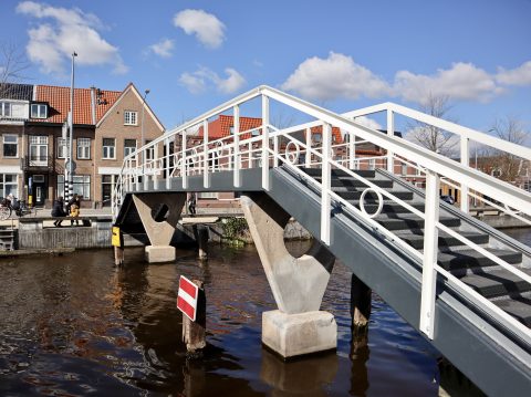 Edisonbrug, voetgangersbrug Haarlem. Foto: Griekspoor