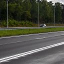 Asfalt belijning, snelweg. Foto: Ivo Ketelaar Fotografie