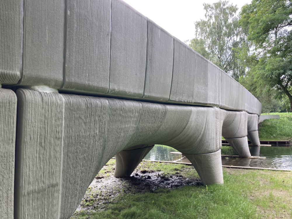 3D-geprinte brug Nijmegen. Foto: BAM