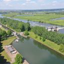 Roermond sluis en stuw in 2021 foto Rijkswaterstaat